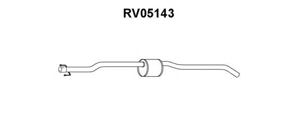 Предглушитель выхлопных газов RV05143