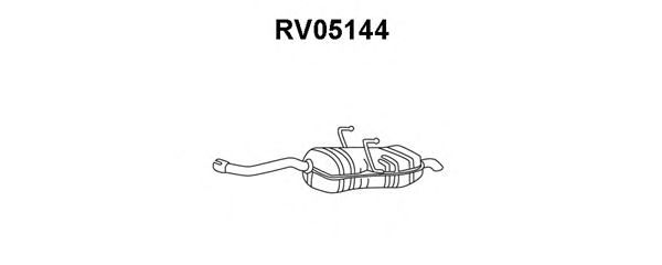 Глушитель выхлопных газов конечный RV05144