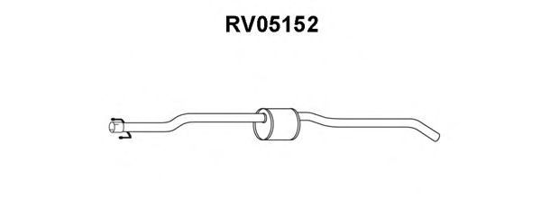 Предглушитель выхлопных газов RV05152