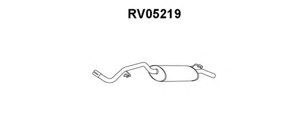 Глушитель выхлопных газов конечный RV05219
