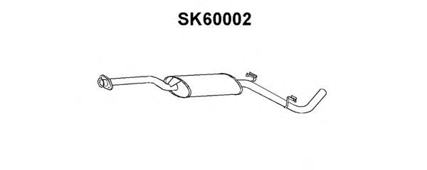 Silenciador posterior SK60002