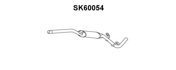 Front Silencer SK60054