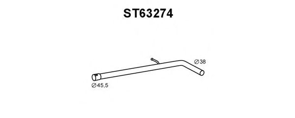 Exhaust Pipe ST63274