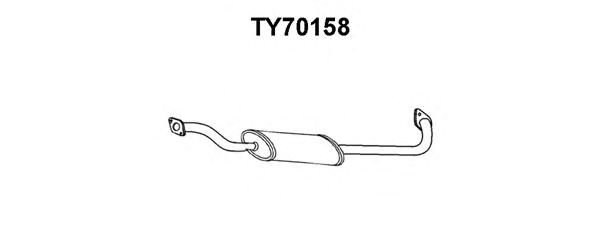 Front Silencer TY70158