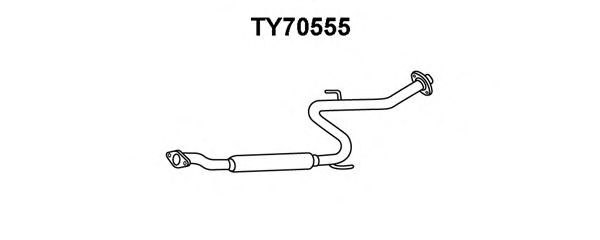 Middle Silencer TY70555