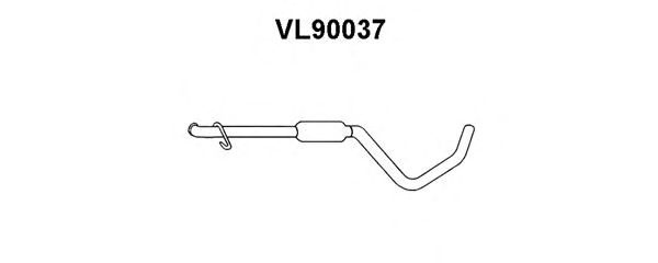 Средний глушитель выхлопных газов VL90037