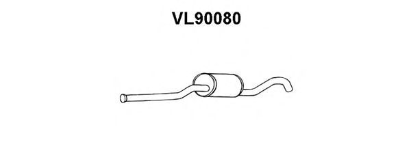 Предглушитель выхлопных газов VL90080