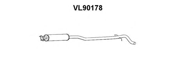 Предглушитель выхлопных газов VL90178
