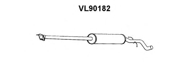 Средний глушитель выхлопных газов VL90182