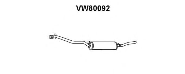 Endschalldämpfer VW80092