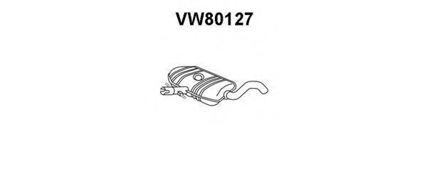 Silenziatore anteriore VW80127
