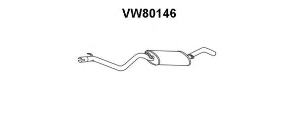Endschalldämpfer VW80146