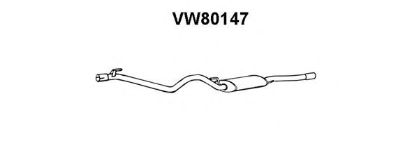 Endschalldämpfer VW80147
