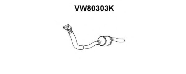 Catalytic Converter VW80303K