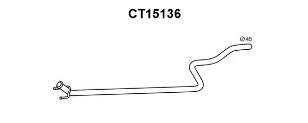 Exhaust Pipe CT15136