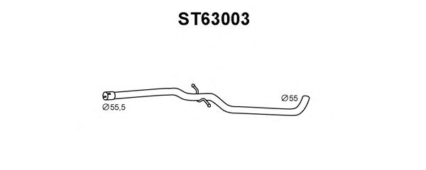 Tubo gas scarico ST63003