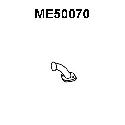 Tubo de escape ME50070