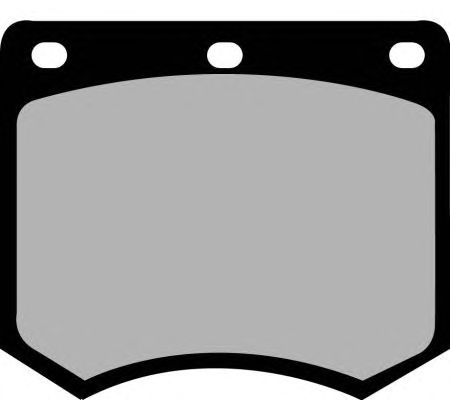 Комплект тормозных колодок, дисковый тормоз PA278