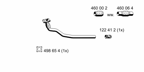 Exhaust Pipe 133463