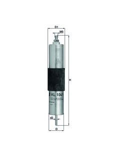 Fuel filter KL 104/1