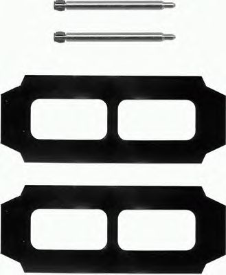 Accessory Kit, disc brake pads MBA987