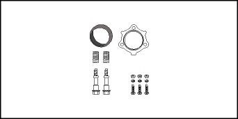 Kit de montagem, catalisador; Kit de montagem, filtro de fuligem/partículas 82 48 7779
