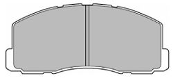 Комплект тормозных колодок, дисковый тормоз 6228