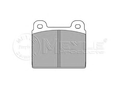 Комплект тормозных колодок, дисковый тормоз 025 200 1115