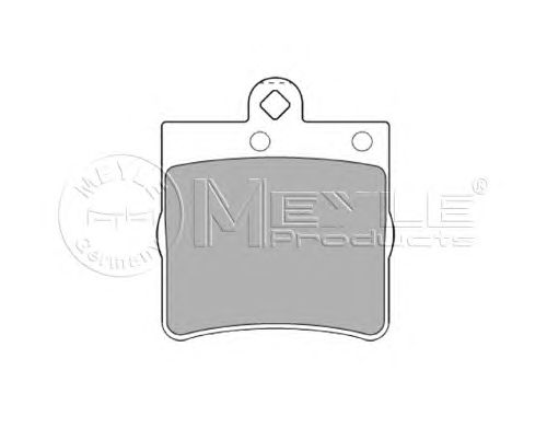 Комплект тормозных колодок, дисковый тормоз 025 219 1915