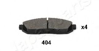 Комплект тормозных колодок, дисковый тормоз PA-404AF