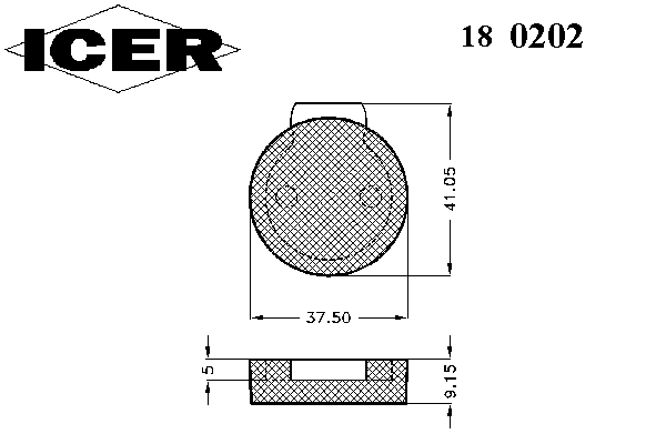 Комплект тормозных колодок, дисковый тормоз 180202