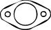 Gasket, exhaust pipe 80018