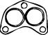 Gasket, exhaust pipe 81168