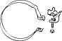 Holder, exhaust system 81590