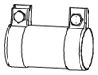 Pipe Connector, exhaust system 74130