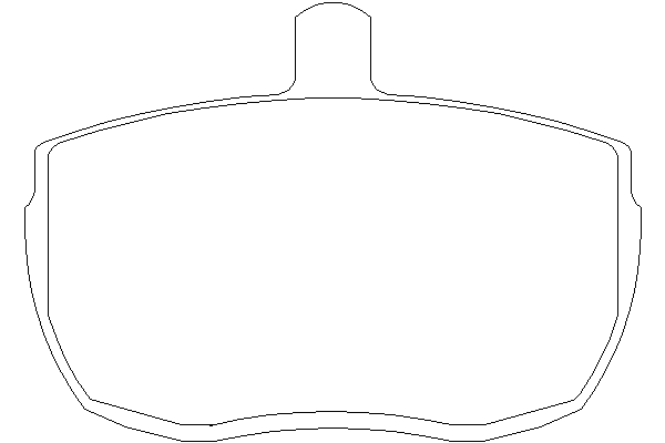 Комплект тормозных колодок, дисковый тормоз CVP040