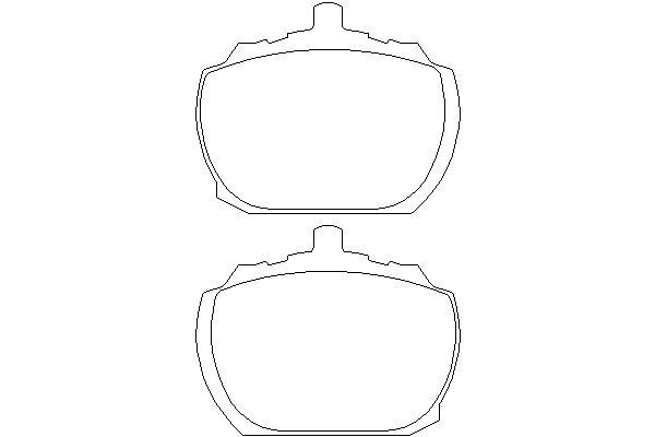 Комплект тормозных колодок, дисковый тормоз CVP041