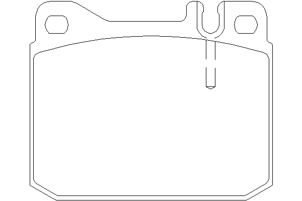 Комплект тормозных колодок, дисковый тормоз CVP069