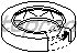 Уплотняющее кольцо, коленчатый вал; Уплотняющее кольцо, распределительный вал; Уплотняющее кольцо, промежуточный вал 109 889