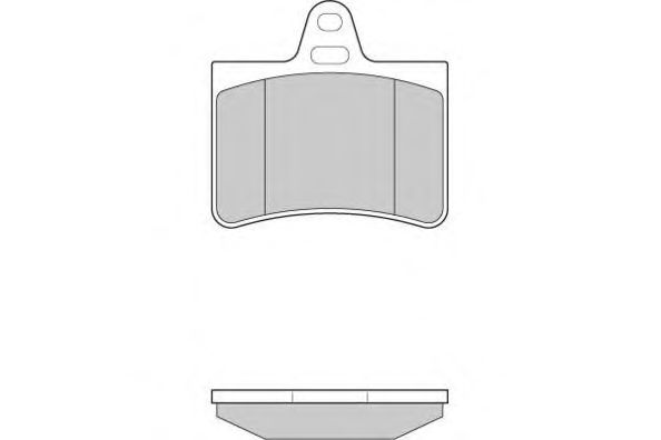 Комплект тормозных колодок, дисковый тормоз 12-0938