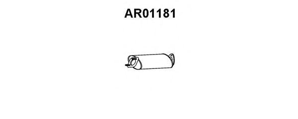Средний глушитель выхлопных газов AR01181