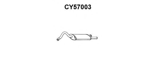 Silenciador posterior CY57003