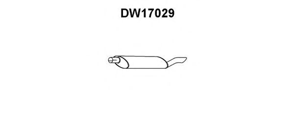 Silenziatore posteriore DW17029