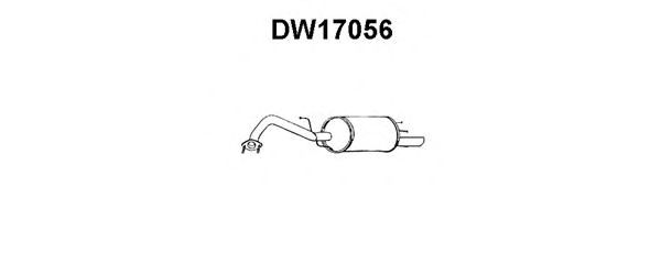 Silenziatore posteriore DW17056