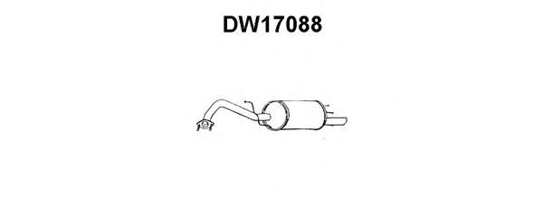 Silenziatore posteriore DW17088