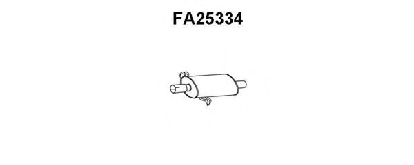 Предглушитель выхлопных газов FA25334