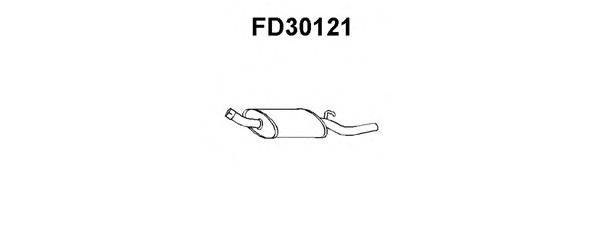 Silenciador posterior FD30121