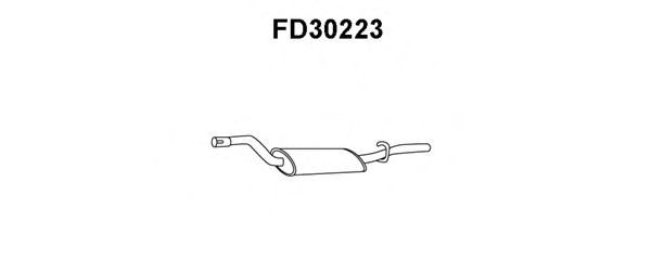 Endschalldämpfer FD30223