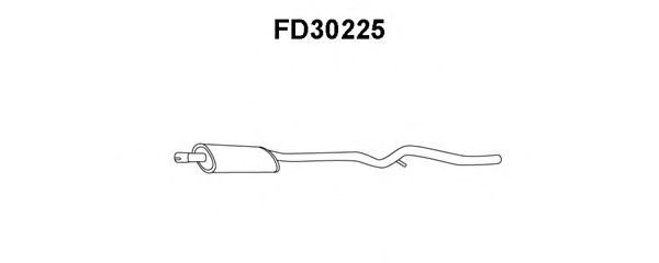 Panela de escape dianteira FD30225