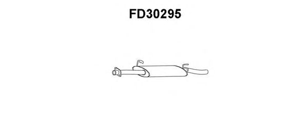 Panela de escape dianteira FD30295